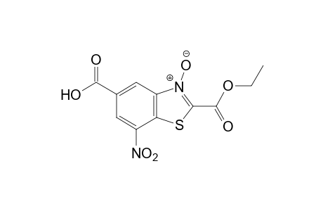 7-nitro-2,5-benzothiazoledicarboxylic acid, 2-ethyl ester, 3-oxide