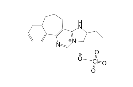 2-ethyl-1,2,5,6-tetrahydro-4H-benzo[3,4]cyclohepta[1,2-e]imidazo[1,2-c]pyrimidinium perchlorate
