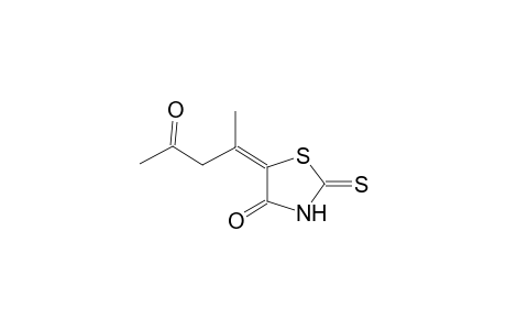 (5E)-5-(1-Methyl-3-oxobutylidene)-2-thioxo-1,3-thiazolidin-4-one
