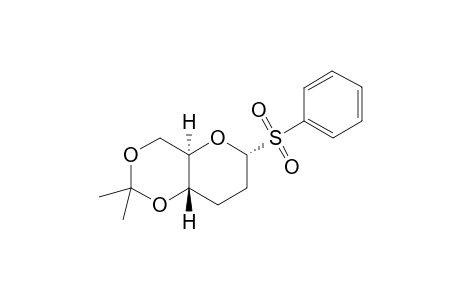 Phenyl 4,6-Di-O-Isopropylidene-2,3-dideoxy-1-sulfonyl-.alpha.-D-erythro-pyranoside