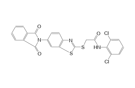 acetamide, N-(2,6-dichlorophenyl)-2-[[6-(1,3-dihydro-1,3-dioxo-2H-isoindol-2-yl)-2-benzothiazolyl]thio]-