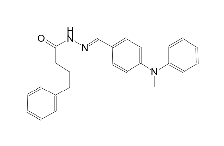 benzenebutanoic acid, 2-[(E)-[4-(methylphenylamino)phenyl]methylidene]hydrazide