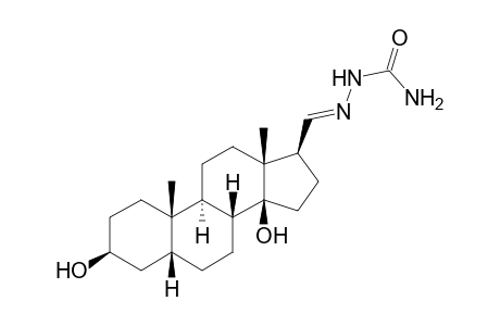 (E)-17.beta.-(Semicarbazonomethyl)-5.beta.-androstane-3.beta.,14.beta.-diol