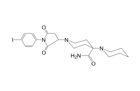 3-{4'-acetyl-[1,4'-bipiperidin]-1'-yl}-1-(4-iodophenyl)pyrrolidine-2,5-dione