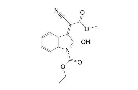 Methyl (Z)-1-carbethoxy-2-hydroxy-3-indolinylidenecyanoacetate
