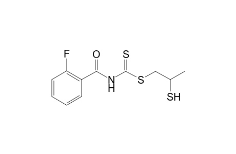 (2'-Mercaptopropyl](2'-fluorobenzoyl)carbamodithioate