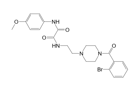 N-[2-[4-(2-bromobenzoyl)piperazin-1-yl]ethyl]-N'-(4-methoxyphenyl)oxamide