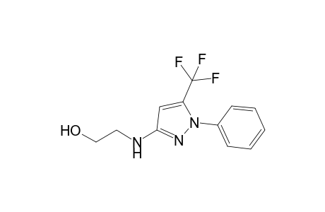 2-[[1-phenyl-5-(trifluoromethyl)-3-pyrazolyl]amino]ethanol