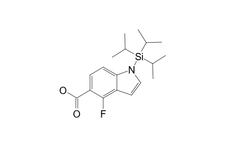 4-FLUORO-1-(TRIISOPROPYLSILYL)-INDOLE-5-CARBOXYLIC-ACID