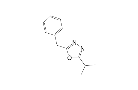 2-Benzyl-5-isopropyl-1,3,4-oxadiazole