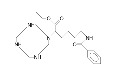 1-(5-Benzamido-1-ethoxycarbonyl-pentyl)-1,4,7,10-tetraaza-cyclododecane