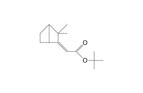 3,3-Dimethyl-bicyclo(2.2.1)hept-2(8)-eneacetic acid, tert-butyl ester