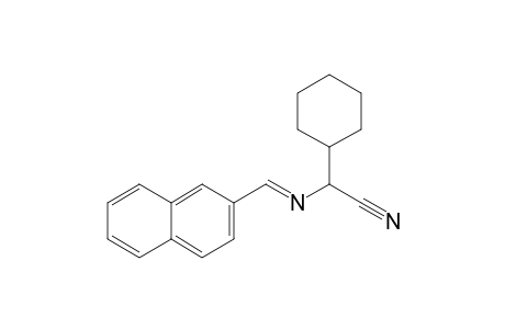 2-Cyclohexyl-2-[(2-naphthylmethylene)amino]acetonitrile