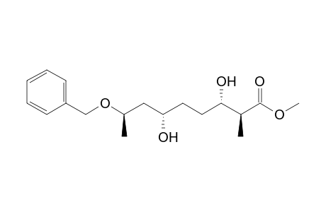 Methyl (2S,3S,6S,8R)-8-Benzyloxy-3,6-dihydroxy-2-methylnonanoate