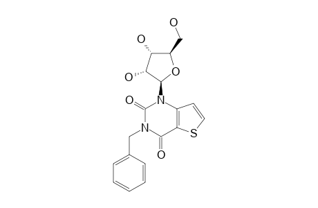 3-N-BENZYL-1-(BETA-D-RIBOFURANOSYL)-THIENO-[3.2-D]-PYRIMIDINE-2,4-DIONE