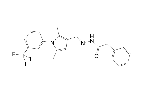 N'-((E)-{2,5-dimethyl-1-[3-(trifluoromethyl)phenyl]-1H-pyrrol-3-yl}methylidene)-2-phenylacetohydrazide