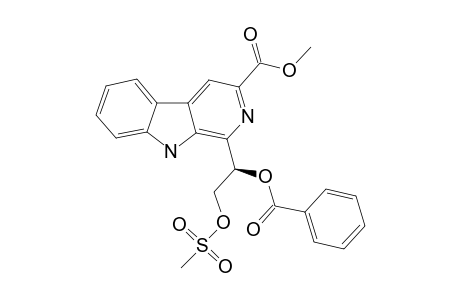 METHYL-(R)-[1-(BENZOYLOXY)-2-(METHYLSULFONYLOXY)-ETHYL]-9H-PYRIDO-[3,4-B]-INDOLE-3-CARBOXYLATE
