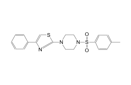 piperazine, 1-[(4-methylphenyl)sulfonyl]-4-(4-phenyl-2-thiazolyl)-