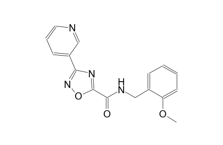 1,2,4-oxadiazole-5-carboxamide, N-[(2-methoxyphenyl)methyl]-3-(3-pyridinyl)-