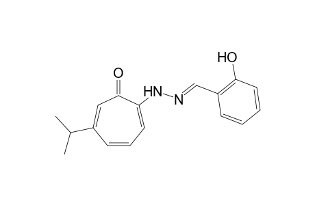 salicylaldehyde, (5-isopropyl-7-oxo-1,3,5-cycloheptatrien-1-yl)hydrazone