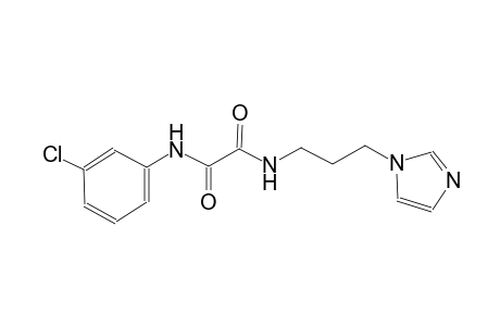 N~1~-(3-chlorophenyl)-N~2~-[3-(1H-imidazol-1-yl)propyl]ethanediamide