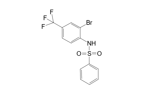N-(2-Bromo-4-trifluoromethyl-phenyl)-benzenesulfonamide