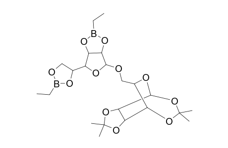 beta-D-MANNOFURANOSIDE, 1,2-3,4-DI-O-ISOPROPYLIDEN-GALACTOPYRANOSYL-2,3-5,6-BIS-O-ETHYLBORANDIYL-