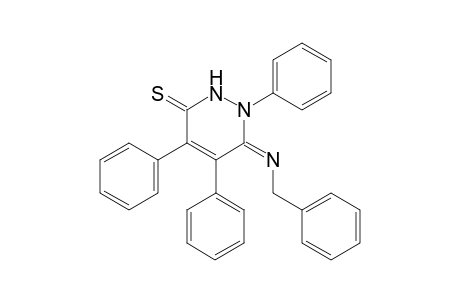 6-(E)-Benzylimino-1,4,5-triphenyl-1,6-dihydro-2H-pyridazine-3-thione