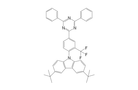 3,6-ditert-butyl-9-[4-(4,6-diphenyl-1,3,5-triazin-2-yl)-2-(trifluoromethyl)phenyl]carbazole
