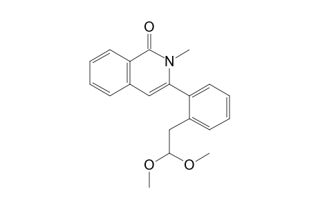 3-[2-(2,2-Dimethyloxyethyl)phenyl]-2-methyl-1(2H)-isoquinolinone
