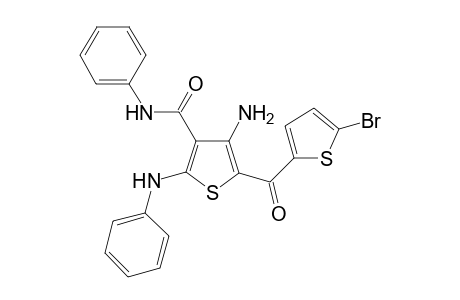 4-Amino-5-(5-bromothiophene-2-carbonyl)-N-phenyl-2-(phenylamino)thiophene-3-carboxamide