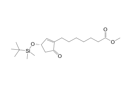 Methyl (S)-(-)-3-(tert-butyldimethylsilyloxy)-5-oxo-1-cyclopentene-1-heptanoate