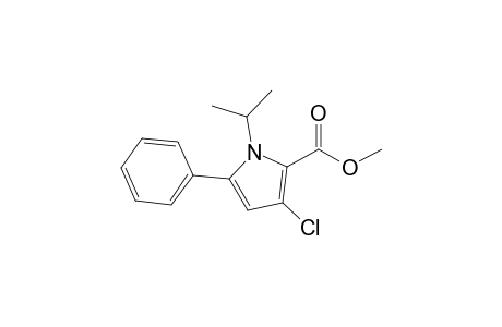 Methyl (3-chloro-1-isopropyl-5-phenylpyrrol-2-yl)carboxylate
