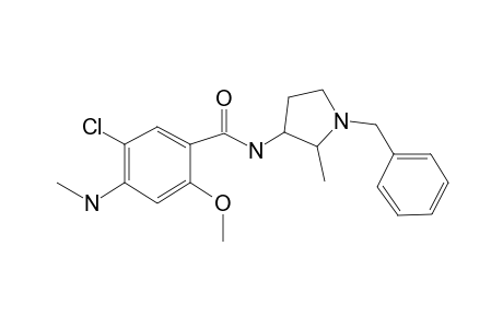 N-(1-Benzyl-2-methylpyrrolidin-3-yl)-5-chloro-2-methoxy-4-(methylamino)benzamide