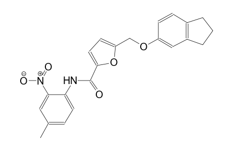 5-[(2,3-dihydro-1H-inden-5-yloxy)methyl]-N-(4-methyl-2-nitrophenyl)-2-furamide
