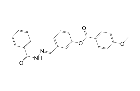 3-[(E)-(2-benzoylhydrazono)methyl]phenyl 4-methoxybenzoate