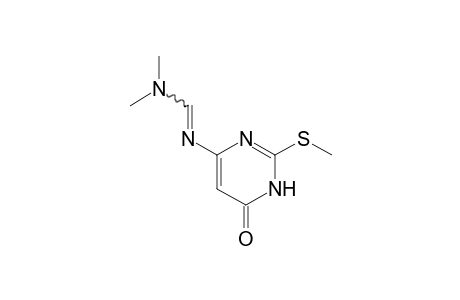 N,N-Dimethyl-N'-[2-(methylthio)-6-oxo-1,6-dihydropyrimidin-4-yl]imidoformamide