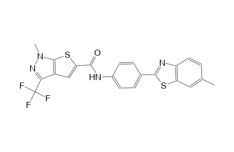 1H-thieno[2,3-c]pyrazole-5-carboxamide, 1-methyl-N-[4-(6-methyl-2-benzothiazolyl)phenyl]-3-(trifluoromethyl)-