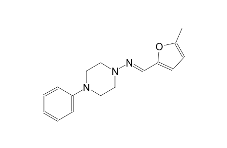 1-piperazinamine, N-[(E)-(5-methyl-2-furanyl)methylidene]-4-phenyl-