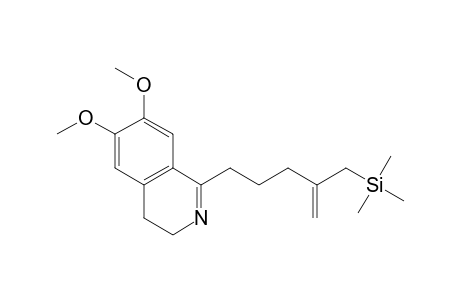 2-[3-(6,7-dimethoxy-3,4-dihydroisoquinolin-1-yl)propyl]allyl-trimethyl-silane