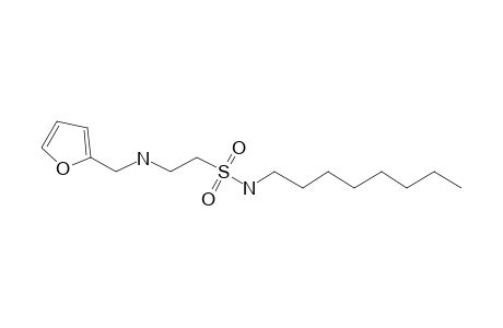 2-[(Furan-2-ylmethyl)amino]-N-octylethane-1-sulfonamide