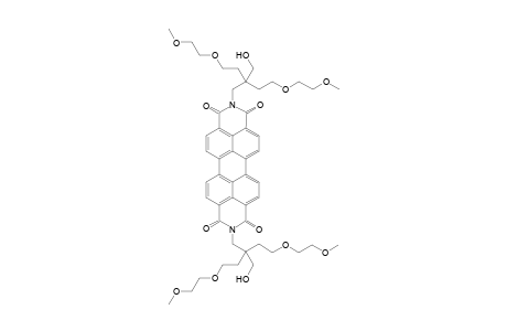 2,9-bis{2'-(Hydroxymethyl)-4'-(2"-methoxyethoxy)-2'-[(2'"-methoxyethoxy)ethyl]butyl}-anthra[2,1,9-def : 6,5,10-d'e'f']diisoquinoline-1,3,8,10-tetraone