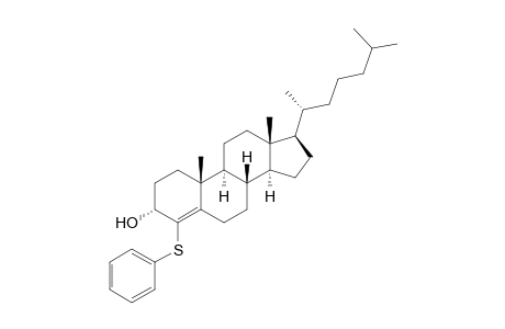 (3R,8S,9S,10R,13R,14S,17R)-10,13-dimethyl-17-[(2R)-6-methylheptan-2-yl]-4-(phenylthio)-2,3,6,7,8,9,11,12,14,15,16,17-dodecahydro-1H-cyclopenta[a]phenanthren-3-ol