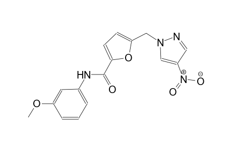 N-(3-methoxyphenyl)-5-[(4-nitro-1H-pyrazol-1-yl)methyl]-2-furamide