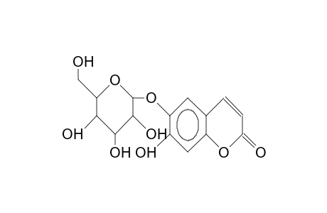 6-B-D-Glucosyl-7-hydroxy-coumarin
