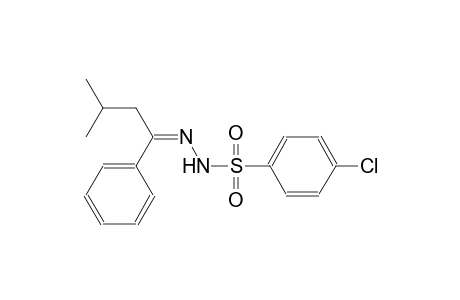 4-chloro-N'-[(Z)-3-methyl-1-phenylbutylidene]benzenesulfonohydrazide