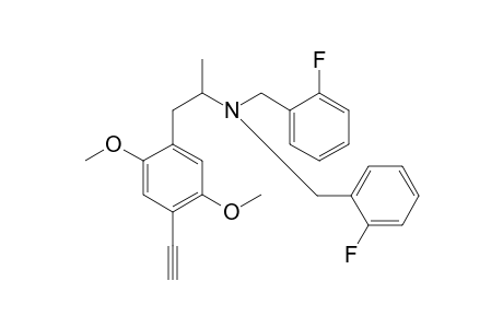 N,N-Bis-(2-Fluorobenzyl)-2,5-dimethoxy-4-ethinyl-amphetamine