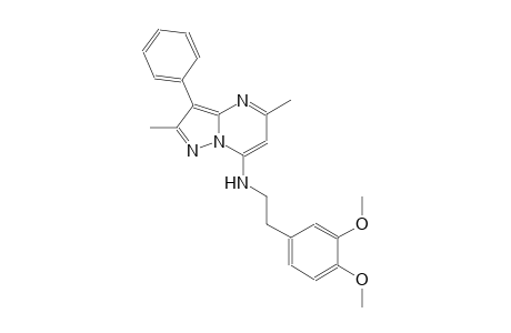 N-[2-(3,4-dimethoxyphenyl)ethyl]-2,5-dimethyl-3-phenylpyrazolo[1,5-a]pyrimidin-7-amine