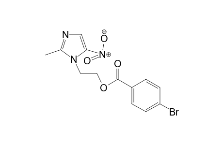 2-(2-Methyl-5-nitro-1H-imidazol-1-yl)ethyl 4-bromobenzoate