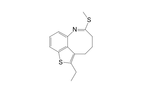 2-Ethyl-6-methylmercapto-3,4,5-trihydroazocino[2,4-cd]thionaphthene